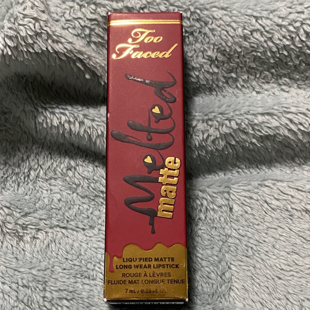 Too Faced Melted Matte Lipstick in Bold Red